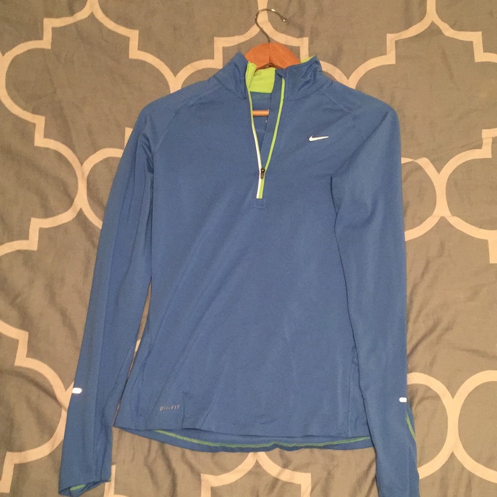 Nike dry-fit pullover- blue